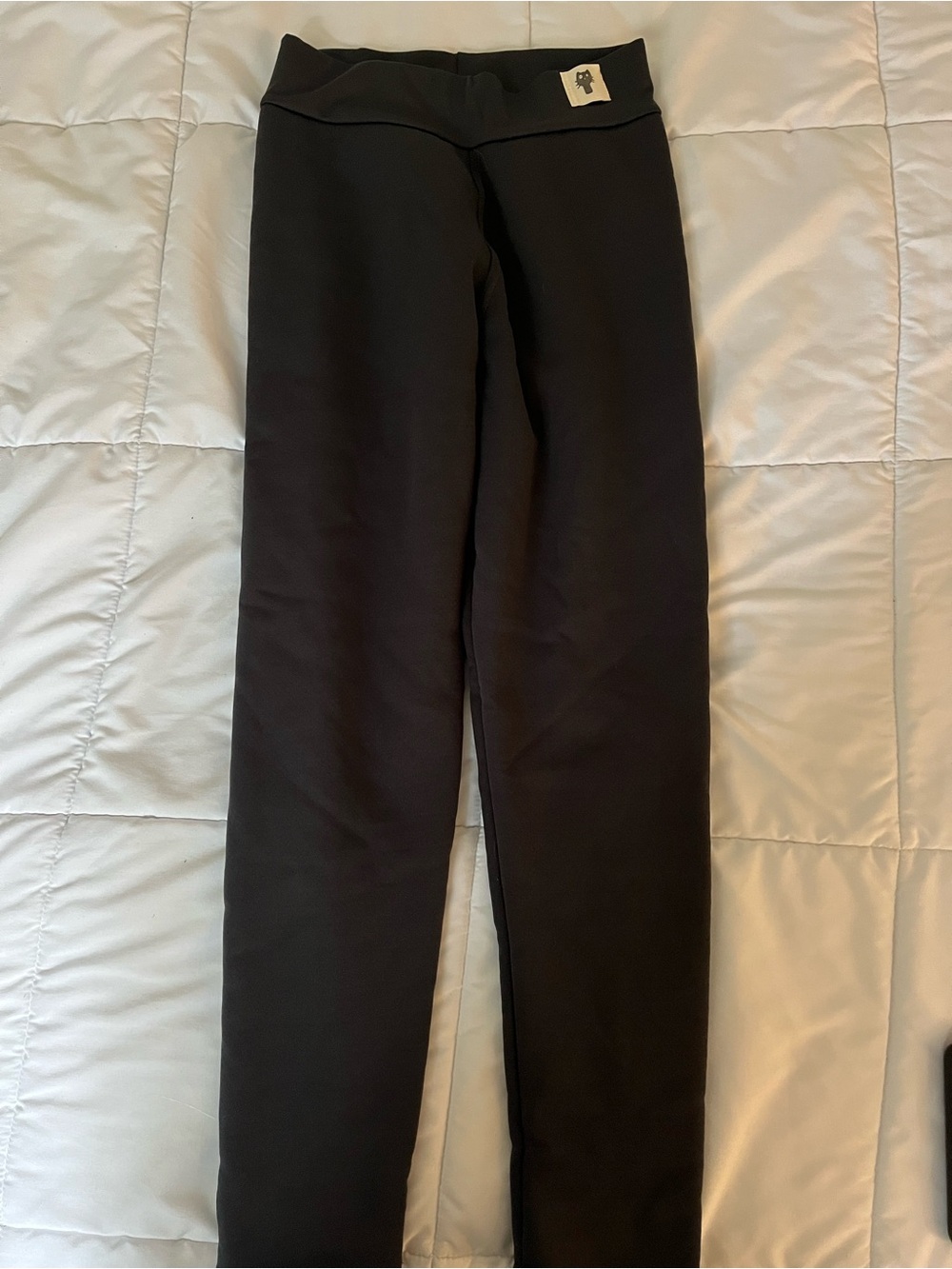 Doubled Black Leggings - Comfortable Everyday Bottoms